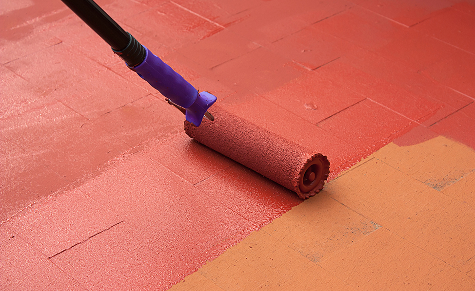 Aguastop caucho fibras pintura impermeabilizante terrazas