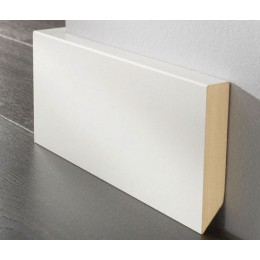ZOCALO BARINSA LAMINADO BLANCO 8 CM BLANCO
