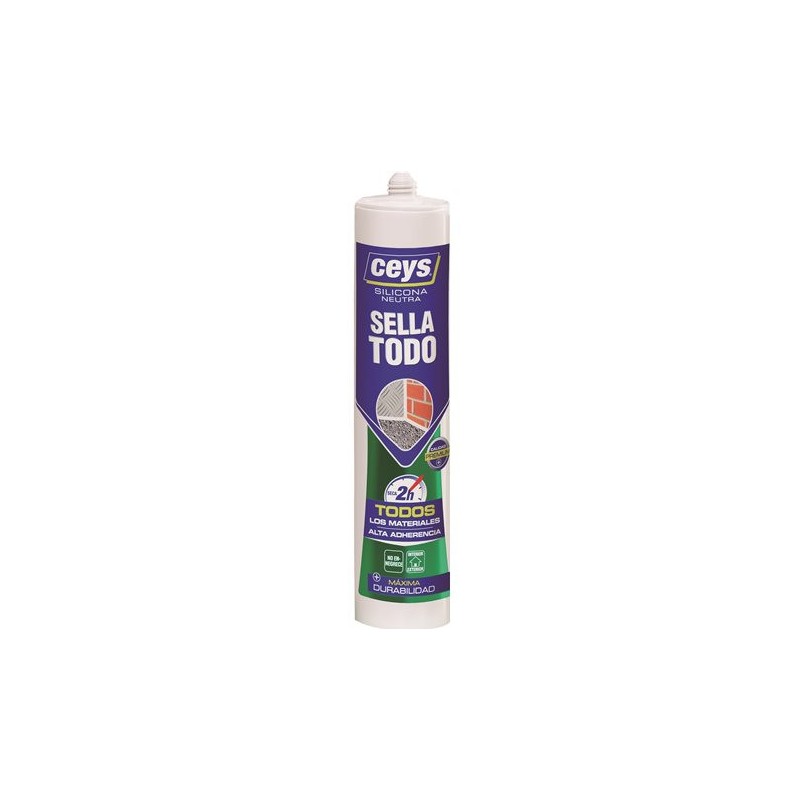 SILICONA SELLATODO XPRESS CEYS 280ML BLANCO