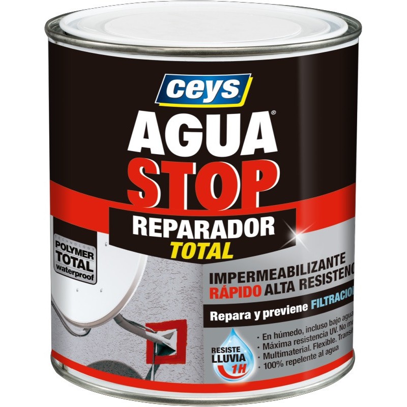 IMPERMEABILIZANTE AGUA STOP REPARADOR TOTAL 1KG ROJO