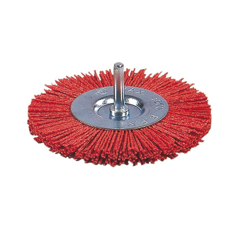 CEPILLO CIRCULAR NYLON ROJO