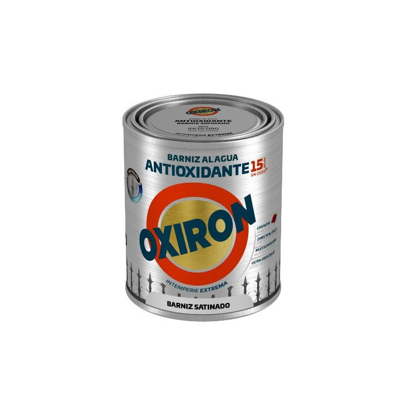 BARNIZ ANTIOXIDANTE OXIRON AL AGUA TITAN INCOLORO