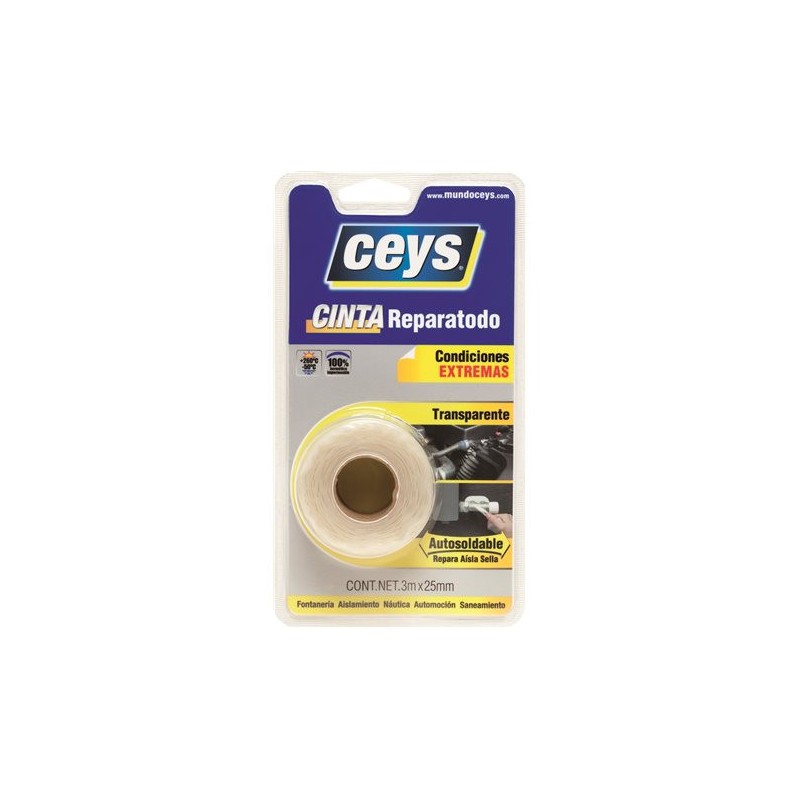 CINTA REPARATODO CEYS TRANSPARENTE 3M