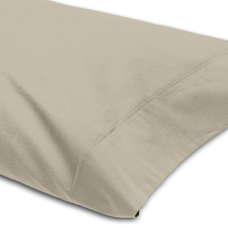 FUNDA ALMOHADA LISA BEIGE