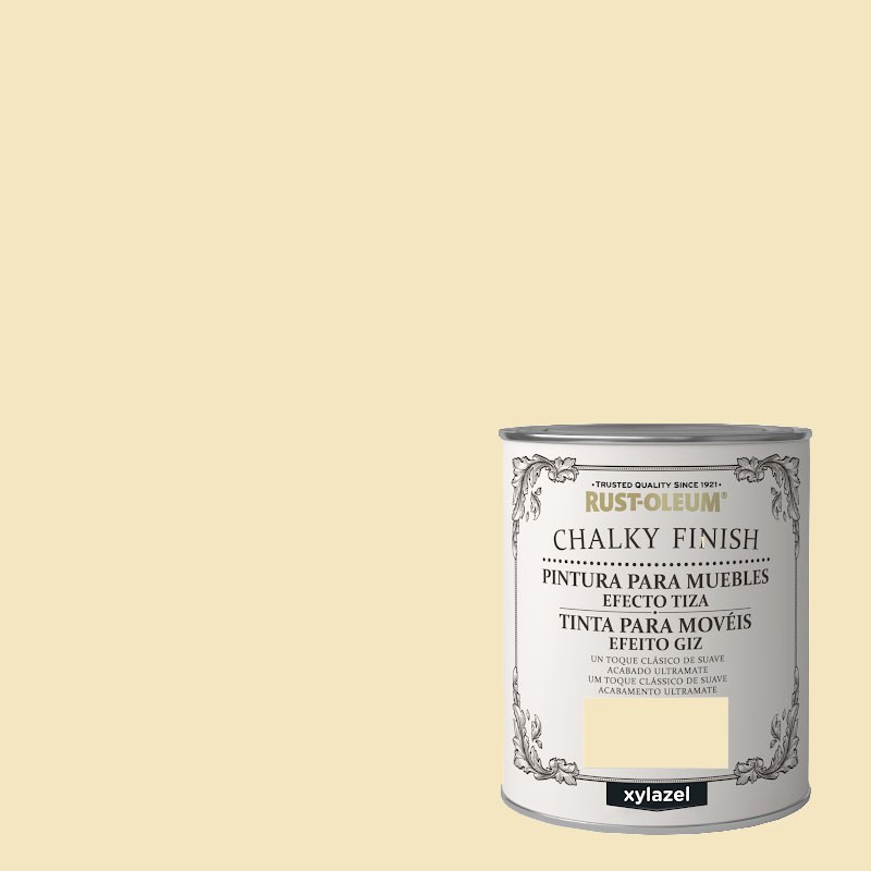 PINTURA EFECTO TIZA CHALKY FINISH XYLAZEL CREMA