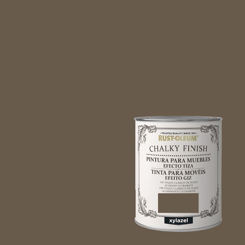 PINTURA EFECTO TIZA CHALKY FINISH XYLAZEL CACAO