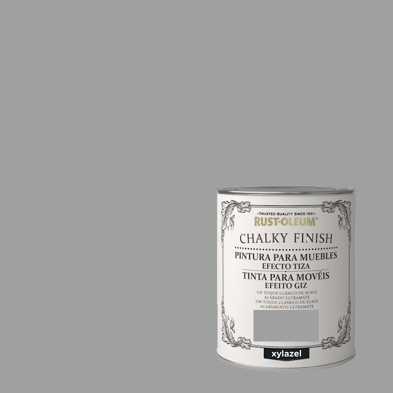 PINTURA EFECTO TIZA CHALKY FINISH XYLAZEL GRIS INVER