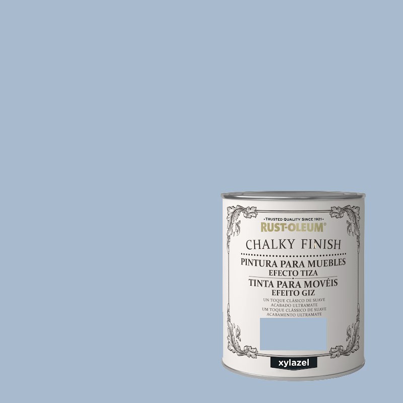 PINTURA EFECTO TIZA CHALKY FINISH XYLAZEL AZUL CIELO