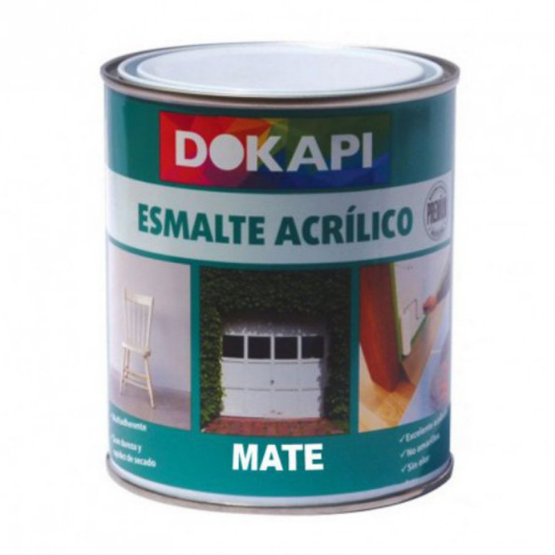 ESMALTE ACRILICO BLANCO MATE DOKAPI BLANCO