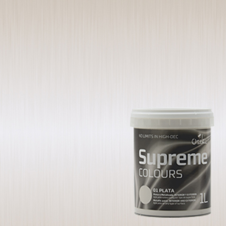 COMPRAR PINTURA METALIZADA AL AGUA SUPREME OSAKA PLATA ONLINE