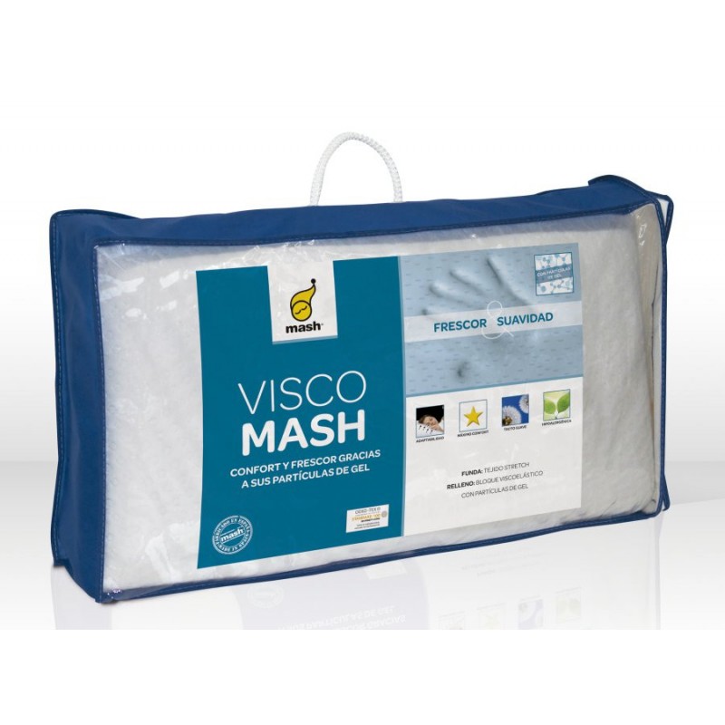 ALMOHADA MASH VISCO BLANCO