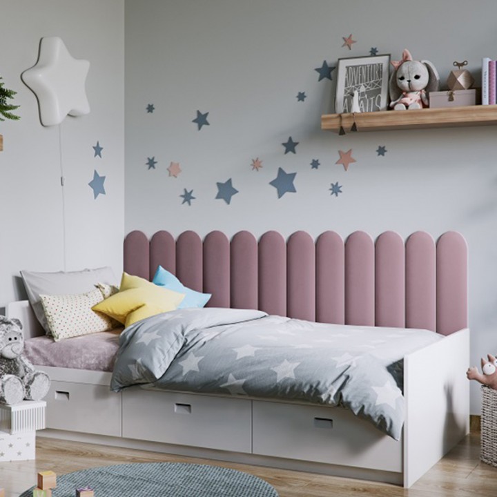 COMPRAR PANEL TAPIZADO VILO ROSA PALO ONLINE