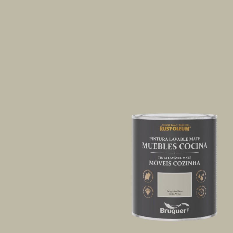 Pintura para muebles RUSTOLEUM 750ml blanco ahumado