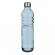 BOTELLA VIDRIO RELIEVE AZUL