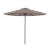 PARASOL ALUM 3X3 IMIT MADERA 48MM