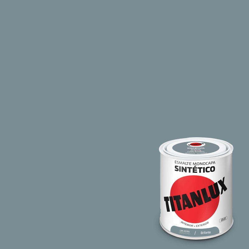 TITANLUX ESMALTE SINTETICO GRIS ACERO