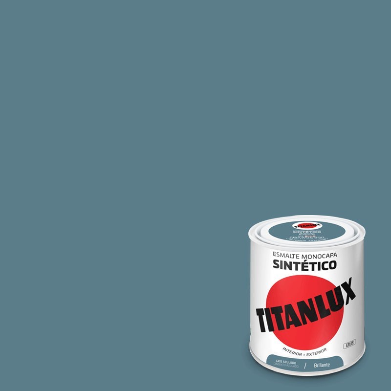 TITANLUX ESMALTE SINTETICO GRIS AZULADO