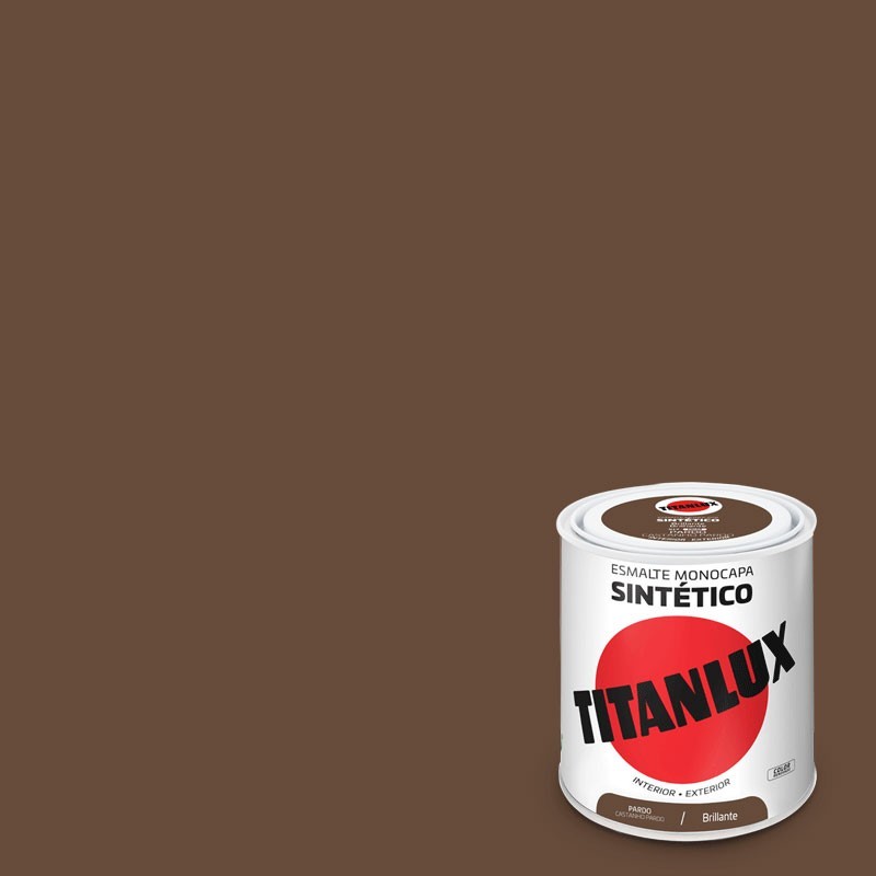 TITANLUX ESMALTE SINTETICO PARDO