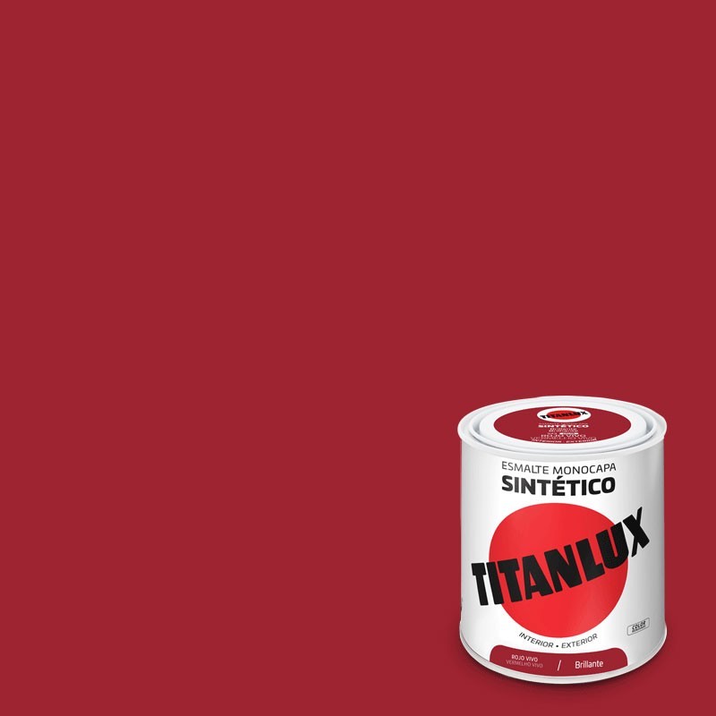 TITANLUX ESMALTE SINTETICO ROJO VIVO