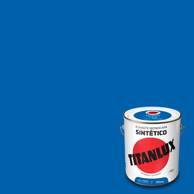 TITANLUX ESMALTE SINTETICO AZUL LUMINOSO