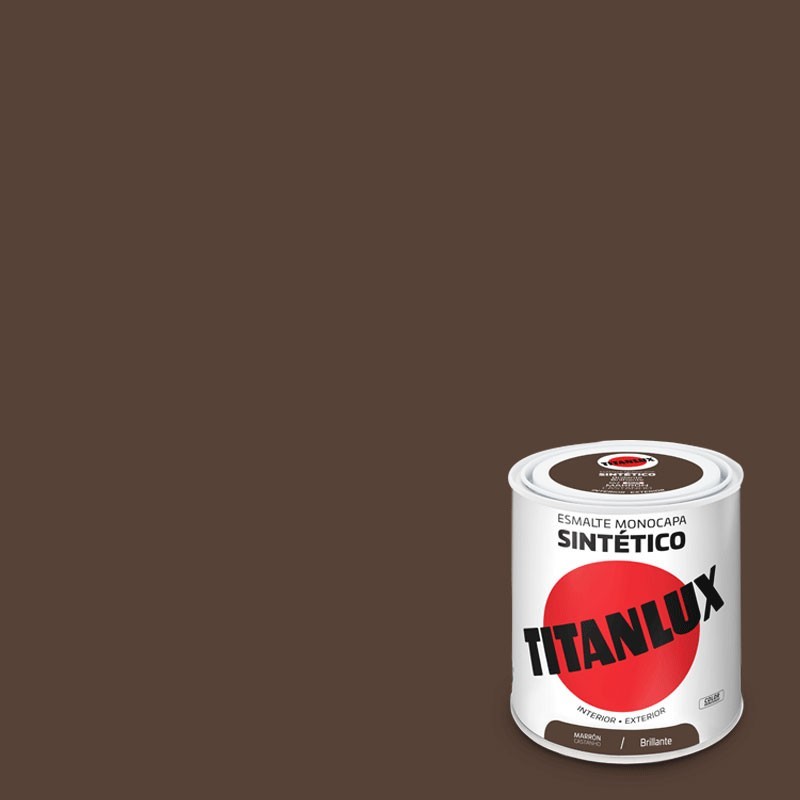 TITANLUX ESMALTE SINTETICO MARRON