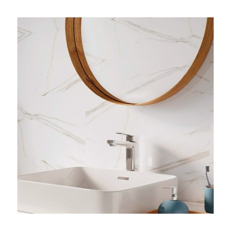 PANEL DECORATIVO SPC WALL CALACATTA WHITE