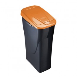 CUBO ECOBIN C/TAPA NARANJA