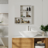 Panel SPC blanco en baño - sin obras y resistente al agua