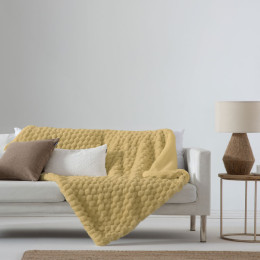 PLAID MARGOT OCRE