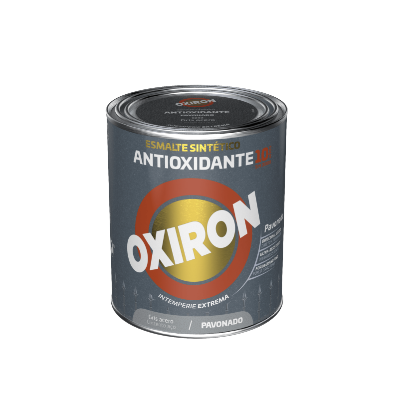 Oxiron esmalte antioxidante pavonado GRIS ACERO