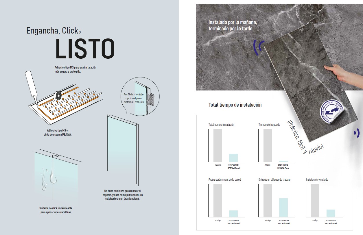 instalacion revestimiento spc fastpanel