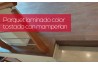 Suelo laminado con mamperlán