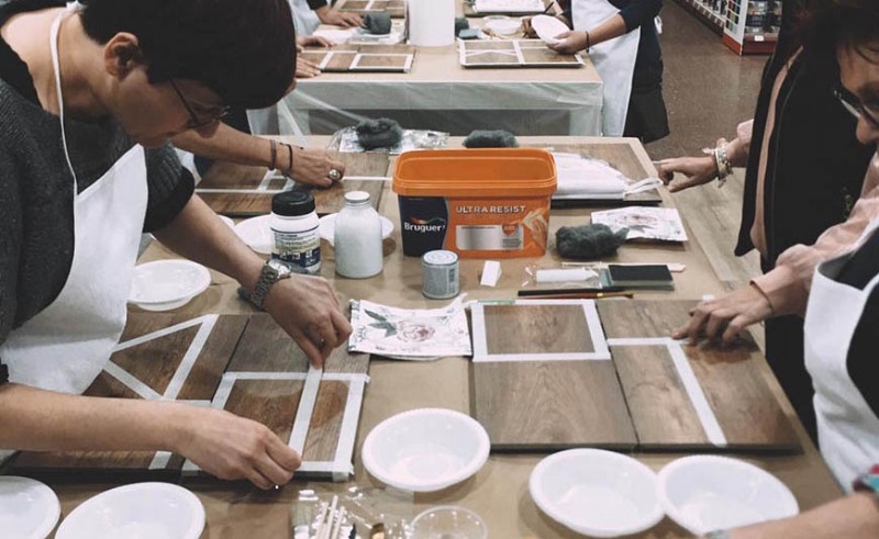 Taller con pintura Chalky Paint de Xyazel
