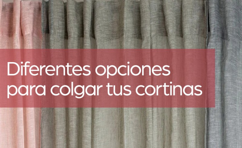 ¿Cómo colgar las cortinas?